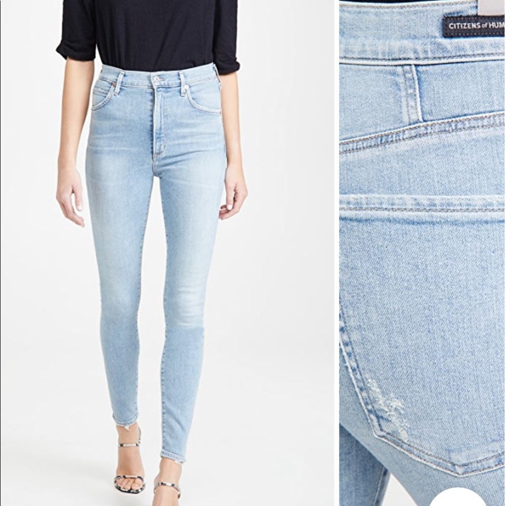 Citizens of Humanity Chrissy High Rise Skinny Jeans